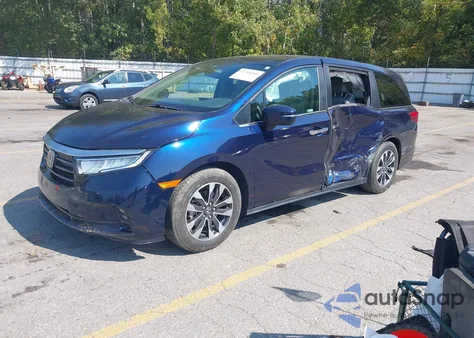 2024 Honda Odyssey Ex-L z USA, uszkodzony, nr VIN 5FNRL6H62RB042758